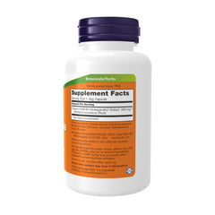 NOW Foods cápsula vegana en primer plano que resalta la dosificación 600 mg