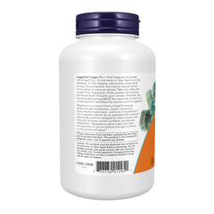 Cuchara medidora con polvo NOW Foods para dosificación precisa y personalizada