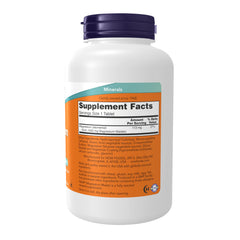NOW Foods tabletas en primer plano, fácil dosificación y confianza