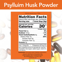 NOW Foods polvo de psyllium textura fina, mezcla uniforme y fácil