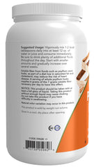 Cuchara con psyllium NOW Foods lista para medir 6 g de fibra soluble