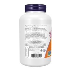 NOW Foods polvo de arroz rojo textura visible, aspecto natural