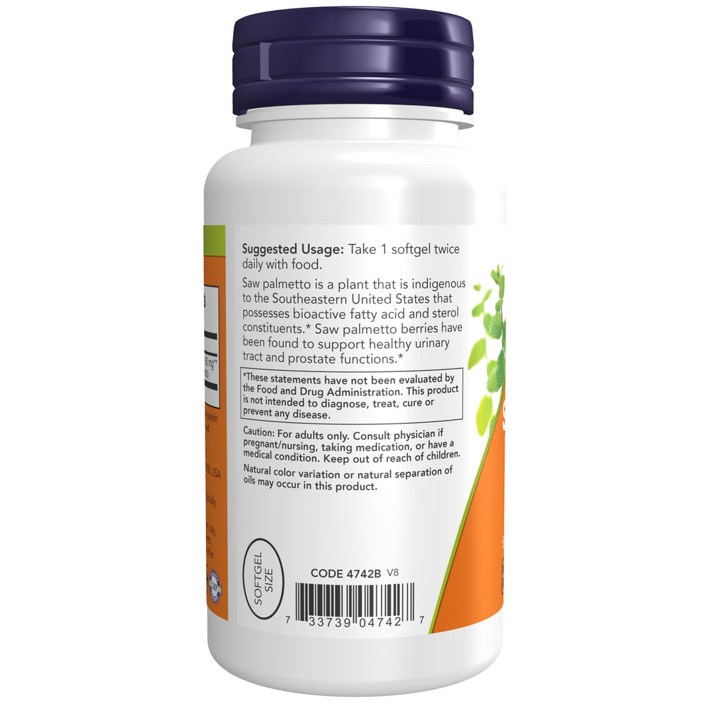 NOW Foods softgel junto a una moneda para ver tamaño y comodidad de uso