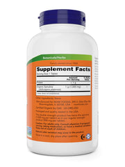NOW Foods primer plano de tabletas destacando textura y pureza