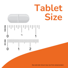 NOW Foods tabletas en la mano demostrando la administración diaria conveniente