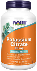 NOW Foods frasco frontal que muestra 360 cápsulas y etiqueta clara beneficios