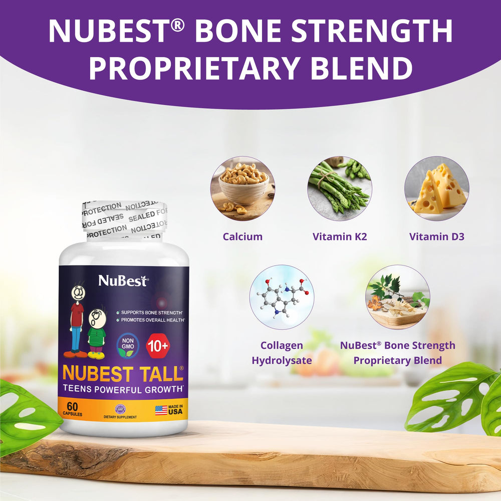 NuBest etiqueta con información de ingredientes y dosis claras