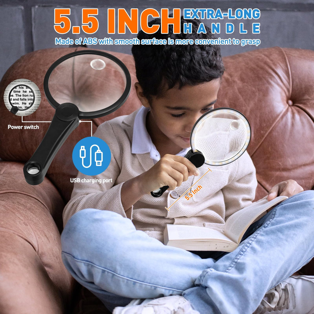 NUEYiO mango ergonómico de 5.5" que proporciona agarre cómodo y seguro
