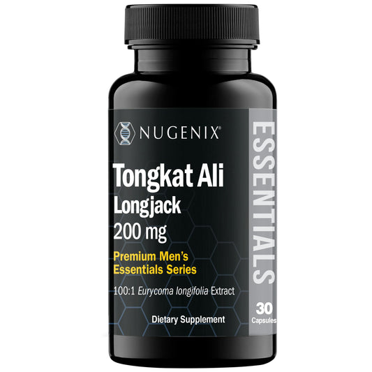 Nugenix Longjack frente del envase mostrando diseño y dosis