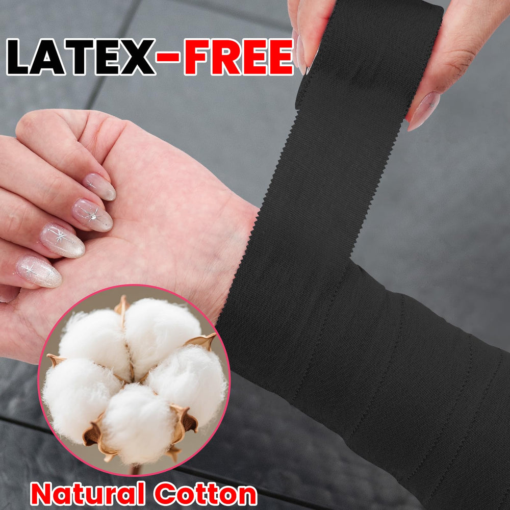 NUITPY cinta aplicada en muñeca proporcionando soporte durante ejercicio