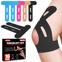 NUITPY paquete frontal 16 tiras, soporte inmediato para rodilla