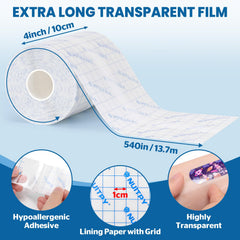 NUITPY detalle de textura de la película transparente que evidencia elasticidad