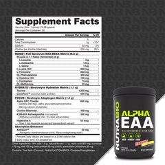NutraBio Alpha EAA textura de polvo fino para mezcla rápida y solubilidad