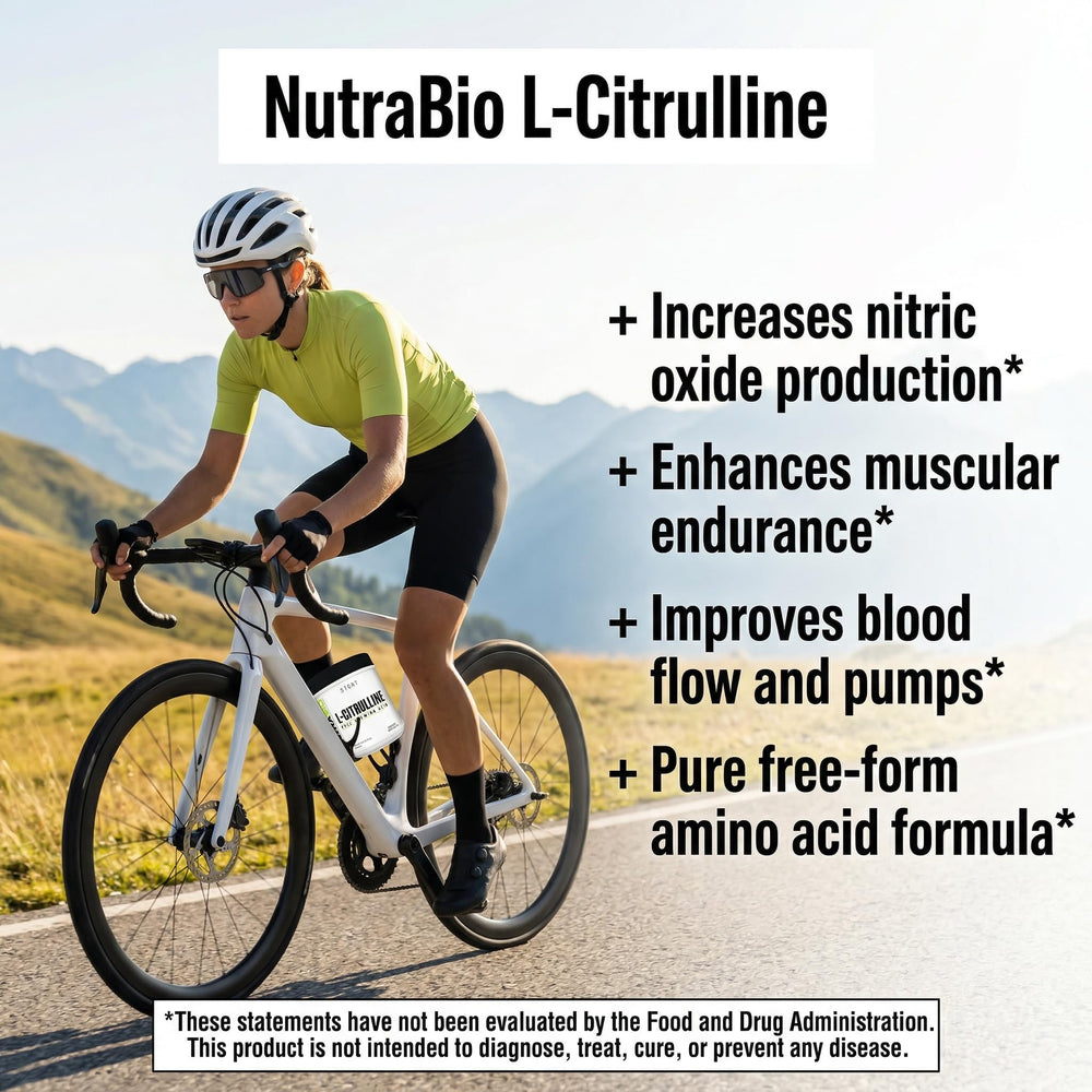 NutraBio l-citrulline mezclado con proteína en batido nutritivo