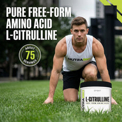 NutraBio l-citrulline etiqueta nutricional legible con ingredientes