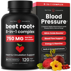 NutraChamps envase frontal mostrando 120 cápsulas con beneficio práctico