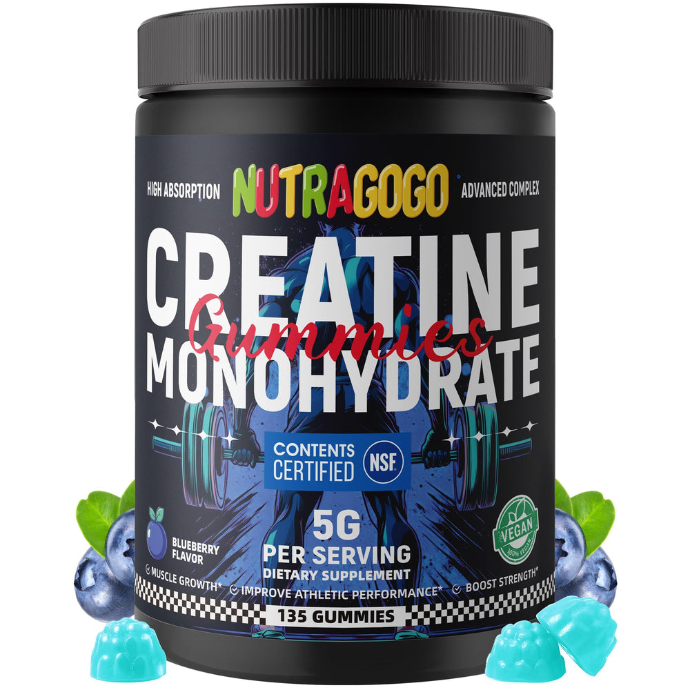 NUTRAGOGO frente del envase mostrando cantidad y sello NSF, confianza de calidad