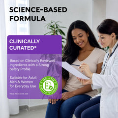 NUTRAHARMONY cápsulas en mano para comparar tamaño y dosificación
