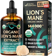 NUTRAHARMONY frente del envase mostrando concentración y beneficio cognitivo