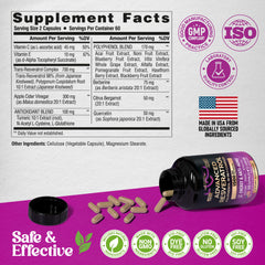 NUTRAHARMONY acercamiento a acai noni y berberina secos, origen vegetal y potencia