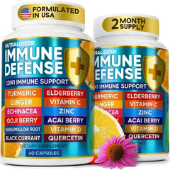 NUTRALIZIZER frontal del empaque mostrando beneficios visibles