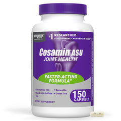 Nutramax Cosamin ASU vista frontal del envase que destaca la formulación y cantidad