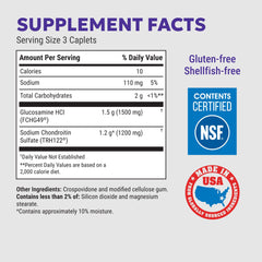 Nutramax Cosamin DS tabletas en mano destacando la dosificación y facilidad de uso
