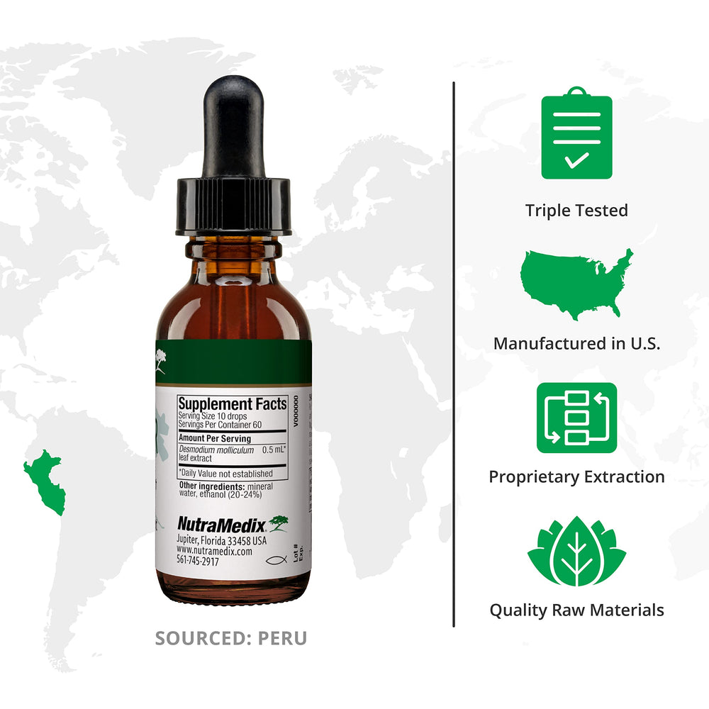 NutraMedix Burbur: gotero en acción para dosis rápida de manayupa