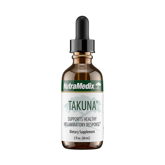 NutraMedix Takuna Blanca extracto en frasco líquido para apoyo inmunitario.