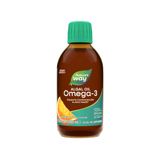 Nature's Way NutraVege frente del envase mostrando tamaño y sabor arándano naranja