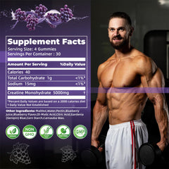 Nutravita primer plano de la textura de gominola sabor uva