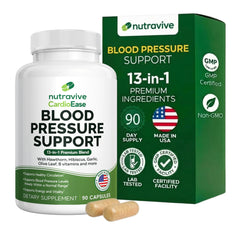 Nutravive envase frontal mostrando fórmula 13‑en‑1 y beneficios