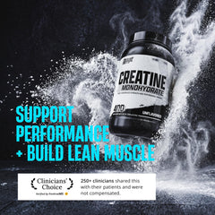 Cucharada medidora con creatina Nutrex Research para dosificación precisa