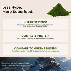 Nutrex Hawaii cucharita con spirulina para dosificación práctica