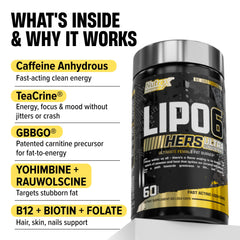 Nutrex Research etiqueta con ingredientes destacando la concentración