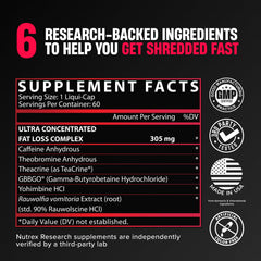 Nutrex Lipo-6 Black líquido interior de cápsula para absorción rápida y efecto