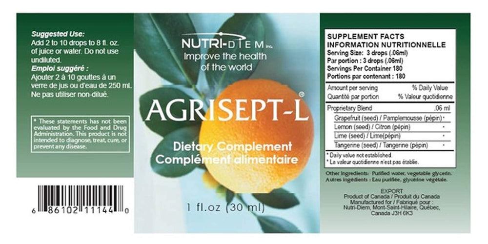 Nutri-Diem Agrumax cápsula en primer plano que muestra textura y dosificación precisa