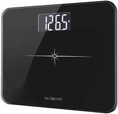 NUTRI FIT vista frontal de la báscula mostrando diseño y estabilidad