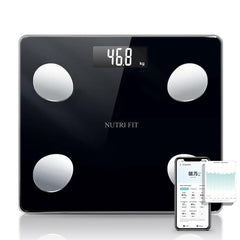 NUTRI FIT vista frontal del producto mostrando diseño elegante y plataforma resistente