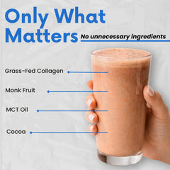 Nutri11 ingredientes principales colágeno y MCT en primer plano