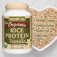 NutriBiotic cucharada para comparar tamaño de porción y dosificación