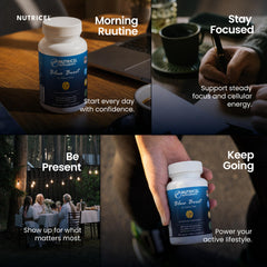 Nutricel etiqueta con sellos NSF y GMP que aportan confianza