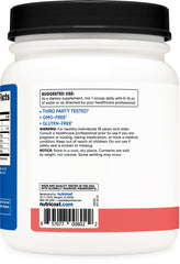 Nutricost BCAA Polvo Sandía con cucharilla medidora para dosis precisas.