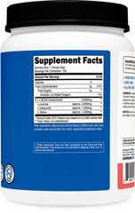 Porciones de Nutricost BCAA polvo sabor sandía en el envase