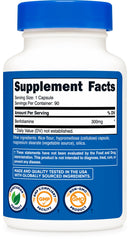 Nutricost Benfotiamine etiqueta ingredientes, destaca fabricación y certificaciones