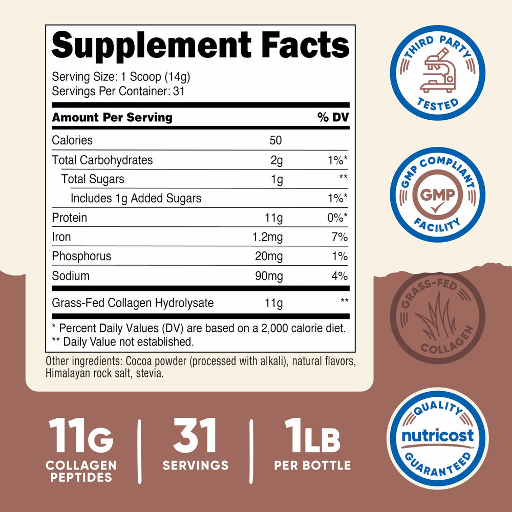 Nutricost polvo textura fina ideal para mezclar rápidamente