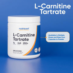 Nutricost frasco comparado con mano para mostrar tamaño