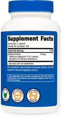 Nutricost etiqueta con ingredientes y certificaciones legibles