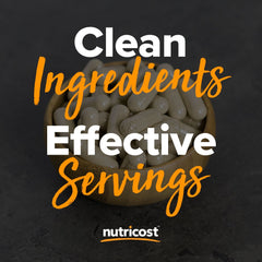 Nutricost escenario de estilo de vida mostrando conveniencia y rutina