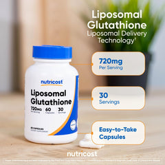 Nutricost producto en cocina transmitiendo uso diario y conveniencia